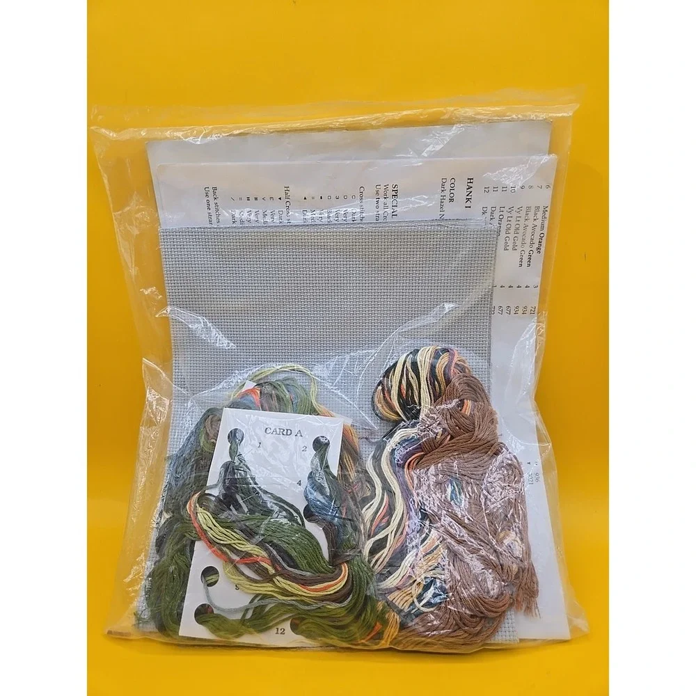 Vintage Counted Cross Stitch Kit Water Dragon   #06-25 Janlynn New - Picture 2 of 3